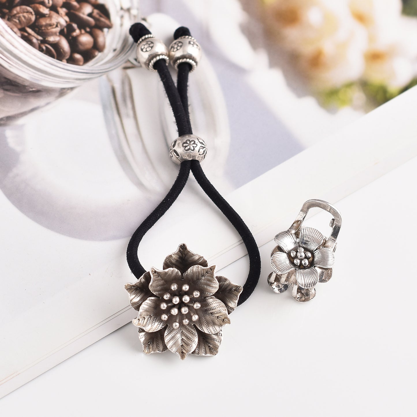 Silver Hair Claw Band