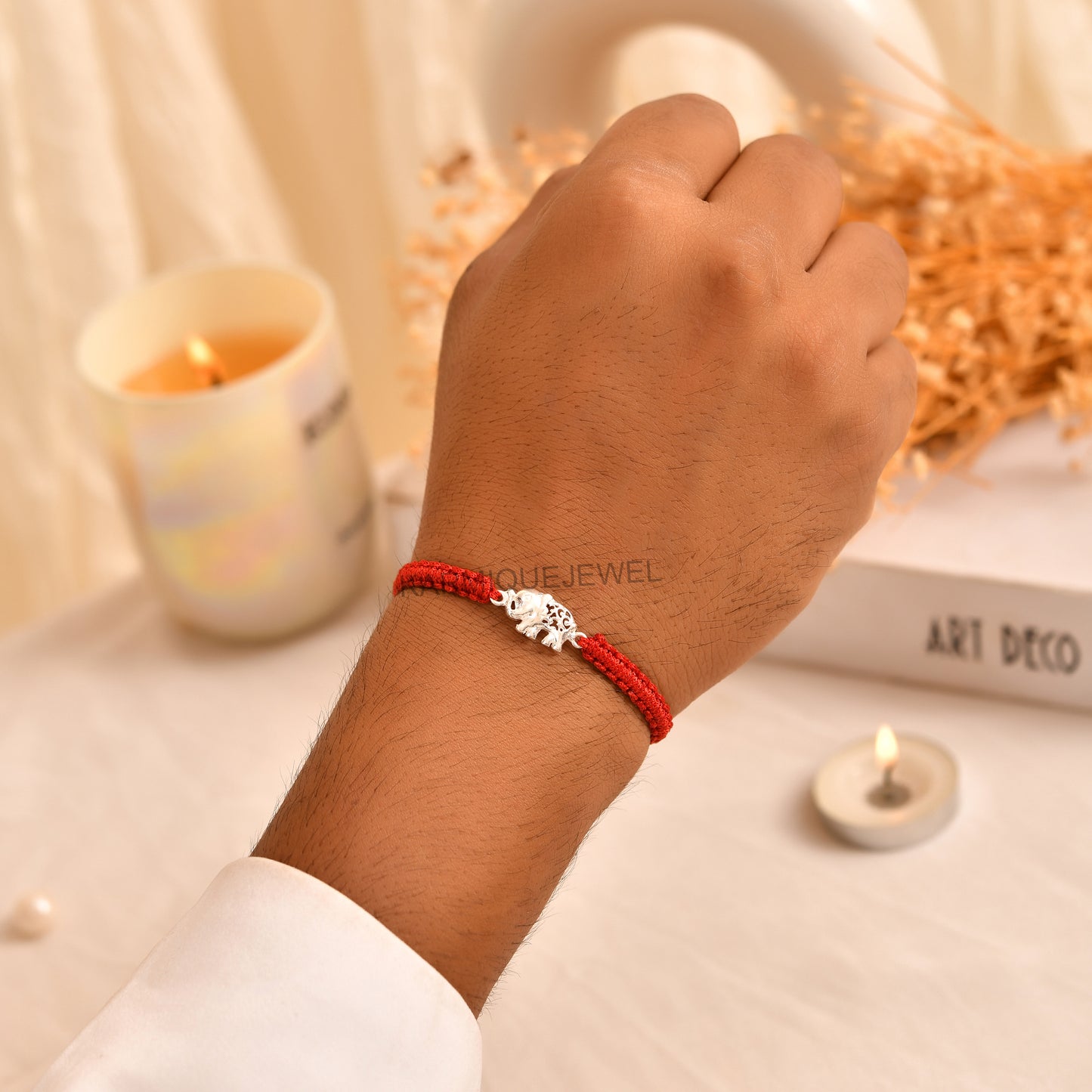 HATHI 925 Silver Rakhi