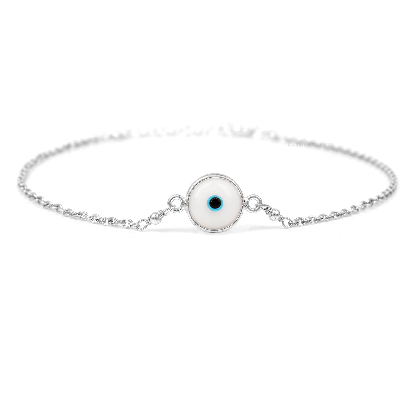 Chain Anklet - White,Black,Blue