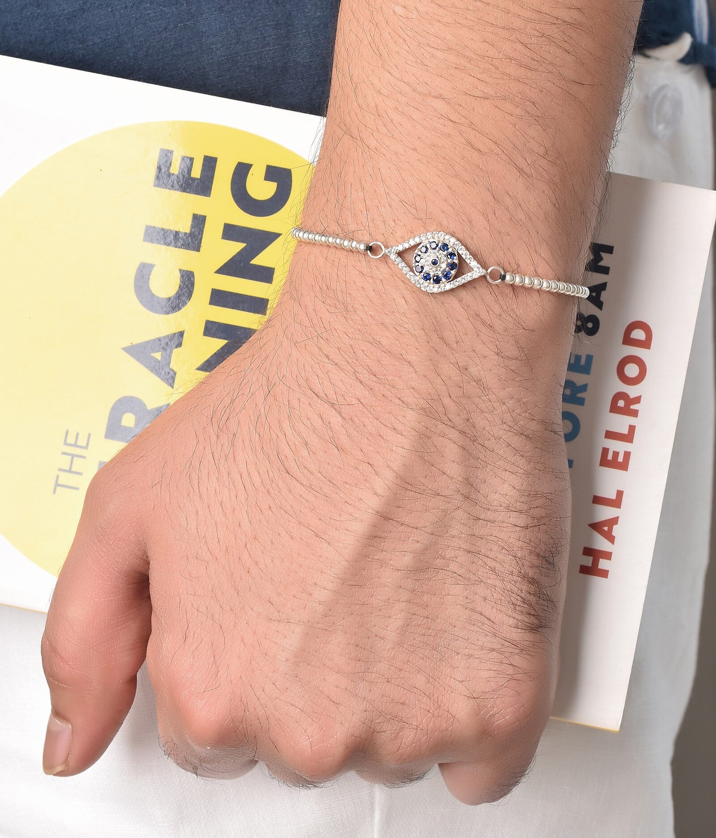 Protect Me' Amulet - Thread Silver Beads