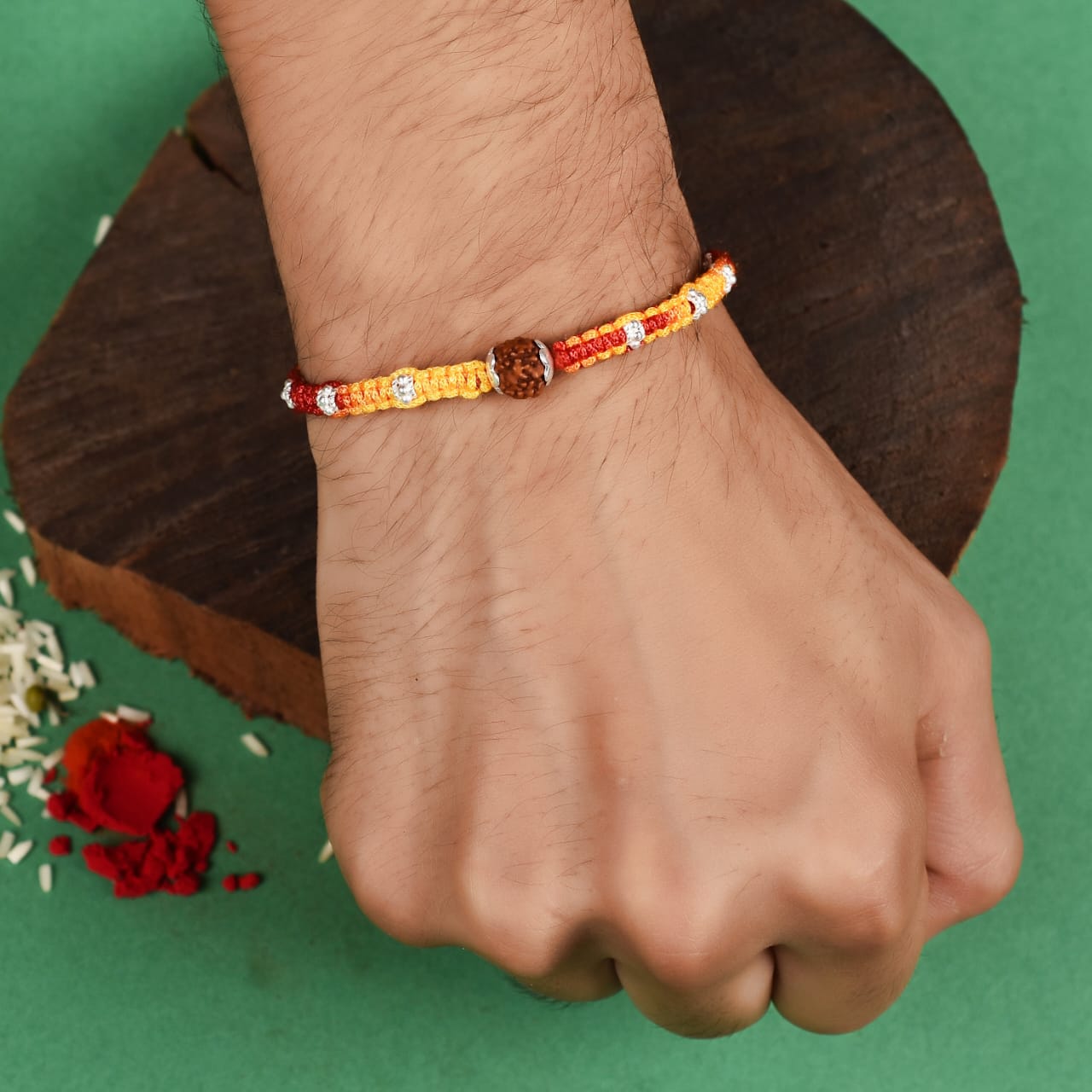 925 Silver Rudraksha Moli thread