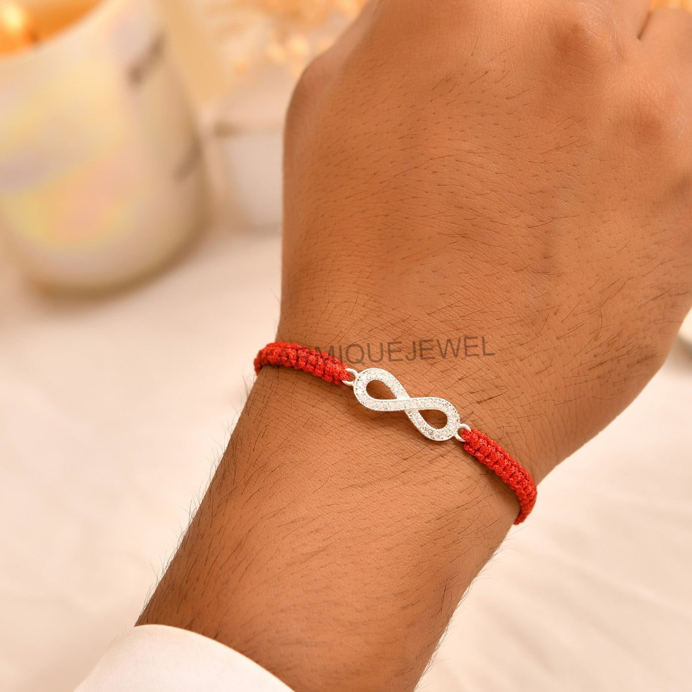 Infinity 925 Silver Rakhi