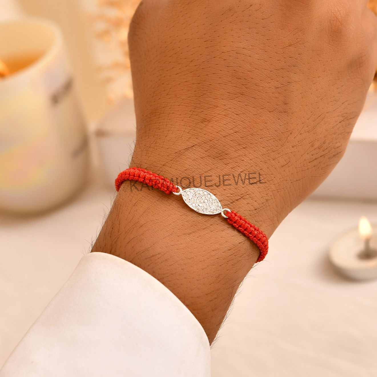 EVIL EYE 925 Silver Rakhi