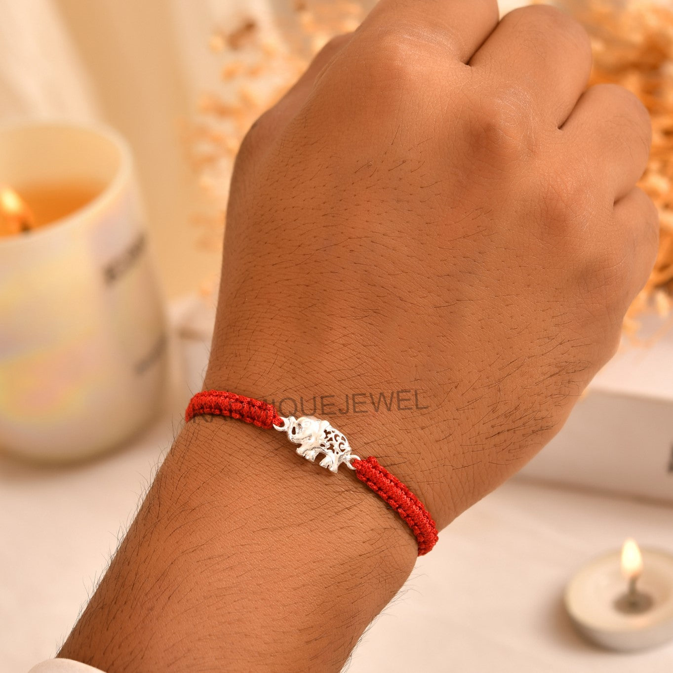 HATHI 925 Silver Rakhi