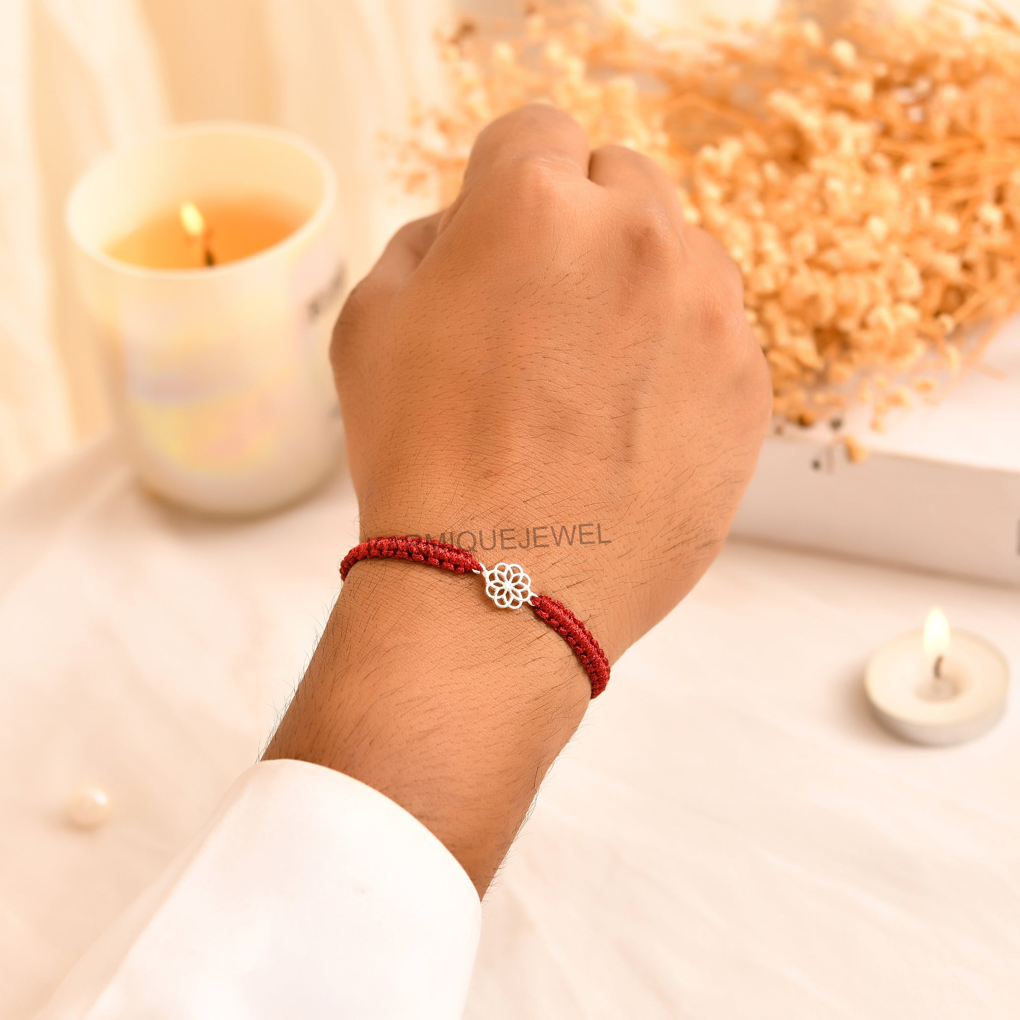 MANDALA 925 Silver Rakhi