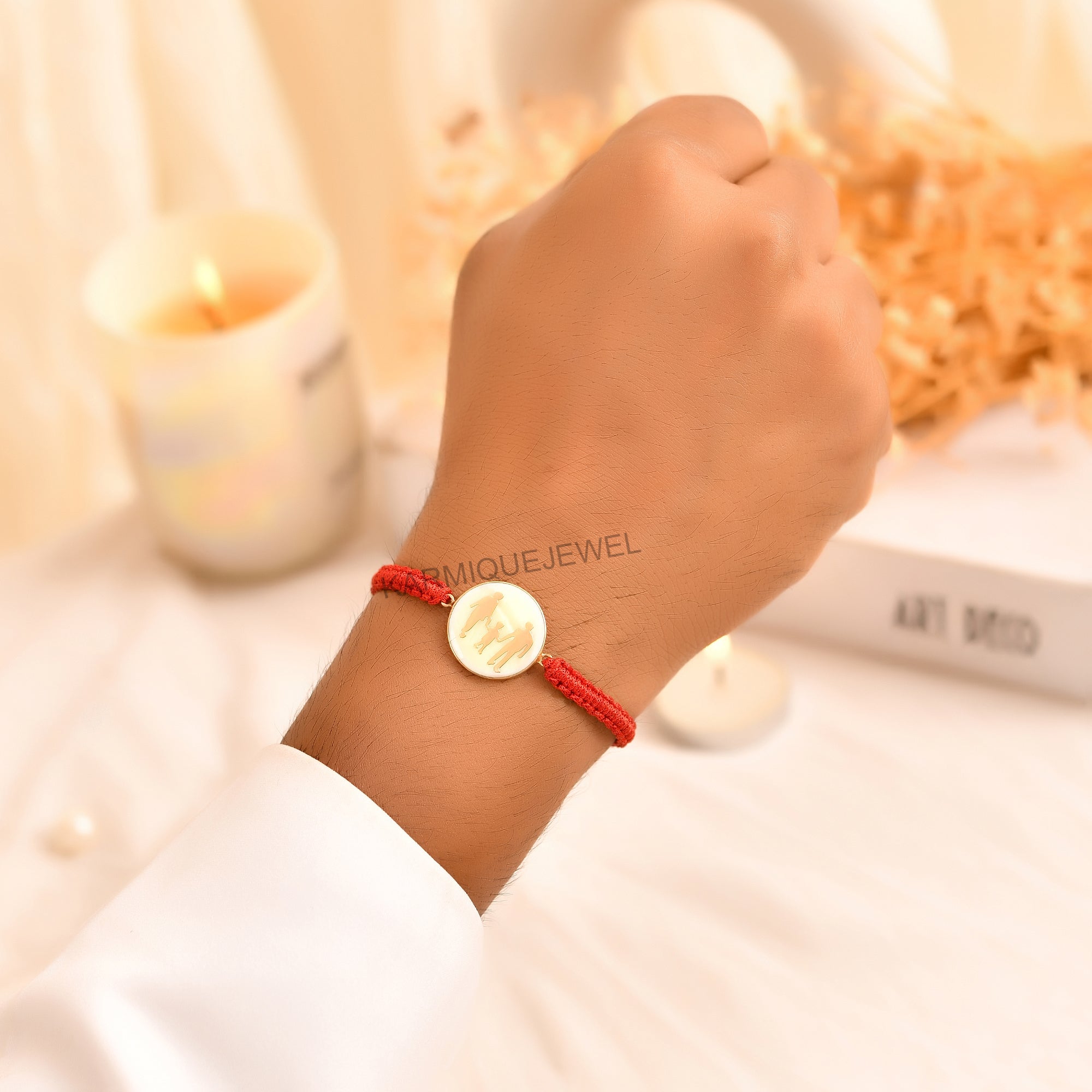 FAMILY MAN 925 Silver Rakhi