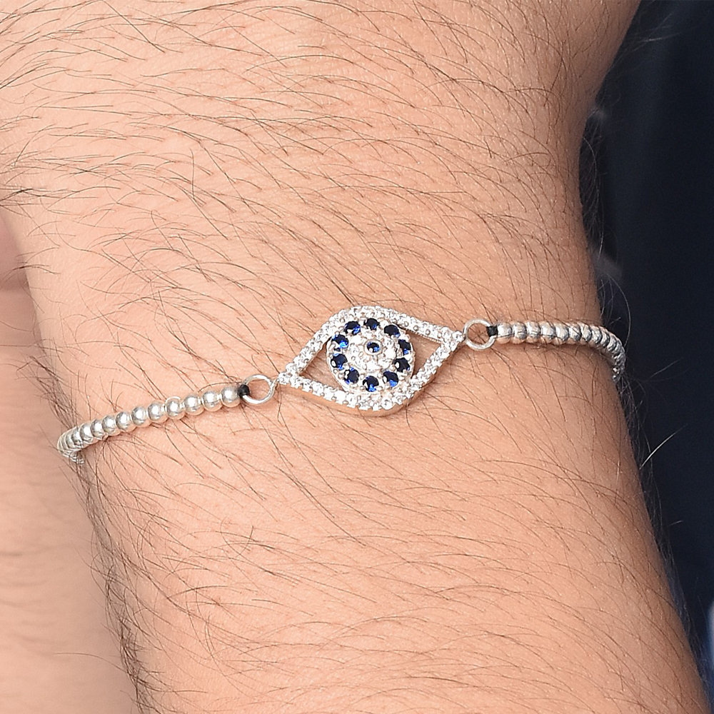 Protect Me' Amulet - Thread Silver Beads